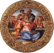 Michelangelo Buonarroti The Holy Family with the Young St.John the Baptist oil painting on canvas